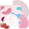 LOPHE Patch Occhi, 30 Pezzi Cerotti per Occhi, Melograno Maschere Sotto, Idratante Contorno Occhi Antirughe, Occhiaie e Borse Donna e Uomo