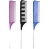 HJZHII Pettine per ciocche, set di 3 taglie, pettine per ciocche, colore comb