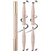 Erinde Set 2 Pezzi Eyeliner Timbro 2 in 1, Penna Eyeliner Liquido a Doppia Punta con Wing Stamp e Punta di Precisione, Impermeabile e No Sbavature, Asciugatura Rapida, Lunga Durata, per Cat Eye