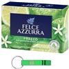 Beni Culinari 24 saponi Felce Azzurra Sapone Solido Fresco - Sapone fresco solido con profumo di bergamotto e fiori di cedro - Ideale per mani e viso 100 g + portachiavi Beni Culinari