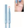 Mciluyaiio Aztk correttore penna, liquido correttore di colore con testina in spugna, illuminante liquido idratante per trucco viso a lunga durata, copre le imperfezioni, crea un trucco impeccabile (02#, 1)