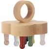 ACOGEDO Massaggiatore per Cuoio Capelluto in Pietra di Legno, Delicato, Districante, Rilassante, Ergonomico, di Piccole Dimensioni, per Centri Benessere, Uso Domestico (COLORFUL)