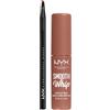 NYX Professional Makeup Rossetto Liquido Smooth Whip Tinta Labbra Matte Pancake Stacks con Burro di Karité Flacone da 4ml + Pennello Labbra Pro Brush Lip con Punta Sottile - Set da 2