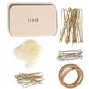 DANZA IN VETRINA Kit per Capelli A0801 Unisex Chignon Retine per Capelli Forcine Aperte Chiuse Elastici Coda di Cavallo Ballerina Etoile Sport Danza Classica Ballo Saggio Fitness Palestra (Blonde)