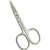 Gifaz Forbici per Unghie e Pelle doppiouso in Acciaio al Carbonio Made in Italy: per Manicure e Pedicure, Lame Curve 90 mm