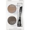 lavera Eyebrow Powder Duo - Sopracciglia - Cosmetici Naturali - Vegano - Senza Talco - Olio Jojoba Bio - 2 x 0,8 g