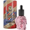 BANDIDO Olio Barba Uomo 40ml con Design a Teschio Rosa | Olio da Barba Nutriente, Antiforfora e Volumizzante | Prodotti Barba Uomo per Stili Impeccabili | Beard Oil Adatto a Tutte le Barbe