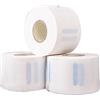YUYTE 5 Rotoli di Strisce per il Collo del Barbiere, Strisce per il Collo del Barbiere Elastiche Professionali Bianche Strumento per Parrucchieri di Carta Forniture per Barbiere Morbido Flessibile per il