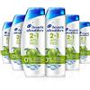 Head & Shoulders Apple Fresh Chiarifying Anti-forfora Shampoo e Balsamo 2 in 1 per prurito del cuoio capelluto, senza parabeni, 450 ml, confezione da 6, pulizia profonda clinicamente provata