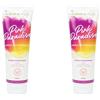 Les Secrets de Loly Pink Paradise x2 - Balsamo districante naturale - Capelli ricci, ricci & crespi - Senza solfati - Trattamento idratante vegano