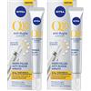 Nivea Q10 Anti-Rughe Siero Filler Viso Expert Mirato Formula con 5% di Attivi Concentrati e Peptidi Bioxifill ad Azione Idratante Levigante Rimpolpante Rassodante Anti Età - 2 Flaconi da 15ml