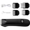 Generico Intimate Razor Man & Body Trimmer - Rasoio Elettrico Per Il Corpo Con Display LED - Rifinitore Da Uomo A Basso Rumore Per Aree, Petto E Schiena - Rasatura Asciutta E Bagnata Impermeabile -