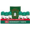 Borotalco, Deodorante Roll On Originale e Talco Assoluto in Polvere, Formula Senza Alcool, Assorbe il Sudore, Profumo Borotalco, 72h di Efficacia - 6 Flaconi da 50 ml