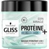Gliss Schwarzkopf - Gliss - Maschera idratante Miracolo 4 in 1 - Capelli secchi, danneggiati - Cura dei capelli - 96% di ingredienti di origine naturale - Vaso da 400 ml