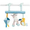 Nattou Time-and-Tiloo - Set di giocattoli da appendere con sonaglio, 23 x 24 x 7 cm, colore: Blu