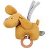 Nattou Mini-Peluche Musicale, Charlie il Cagnolino, Con Carillon Integrato, 17 cm, Vegano, Jacquard, Cotone/Poliestere, Caramello
