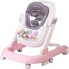 LANTUS Girello evolutivo, girello con attività, regolabile, arco di attività regolabile con giocattoli inclusi, per bambini da 6 a 12 mesi, 60 x 55 x 70 cm, rosa