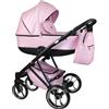 Sojan Passeggino AGIX 3in1 ecopelle i 3 pezzi e accessori. Carrello bambino trio Eco-pelle Sojan BBtwin (pink)