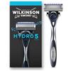 Wilkinson Sword Hydro 5, rasoio da uomo ad azione idratante con lame rivestite in carbonio, manico + 1 ricarica