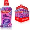 Colgate Balsamo per bocca All In one 6 x 500 ml - per una freschezza immediata e duratura e protezione della carie - pulizia antibatterica della bocca e dei denti senza alcool ** per una protezione