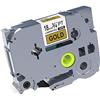 IDIK compatibile per Brother TZ-841 P-Touch 18mm nero su oro TZ841 TZE-841 3/4