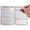 Generic Agenda giornaliera per declutter, carta 28,5 x 21 x 0,4 cm, diario guidato per il programma da colorare 2026, 60 pagine, pianificatore organizzativo guidato per casa e vita per università, scuola