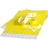 Docksnet Braccialetti Carta Eventi Numerati, Resistenti e Personalizzabili - Bracciali Colorati Identificativi, Monouso e Impermeabili per Discoteche, Festival e Piscine (200 Pezzi, Giallo)