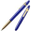 Fisher Bullet Space Pen, Blue Moon con impugnatura dorata e clip d'oro (#400BB-GFGGCL)