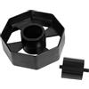 SagaSave Dispenser di nastro per ruote, 36 mm, colore nero, resistente, ricambio per negozio, ufficio o scuola (solo ruota)