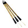ZEALMAX Set di 3 pennelli per calligrafia cinese, giapponese Kanji Brush Sumi acquerello pennello da disegno (capelli di capra, orso, capelli di lupo)