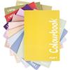 Colourbook Set 12 Quaderni A4 Maxi Plus Per Terza Elementare Scuola Primaria Multicolore, 96 Pagine Piu 4 Risguardia, Rigo Senza Margine, Carta 100g Anti-Sbavatura, Confezione Anno Scolastico