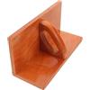 NUOBESTY Taglierina Tonda per Carta in Legno Arancia, Tagliacarta Manuale