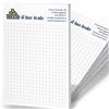 Mr Pubblicità Blocchi Note Personalizzati (6 Pezzi) con Logo e Testo | A4 o A5 | 100 Pagine per Blocco | Stampa a Colori | Fogli Bianchi, Righe o Quadretti 5 mm / 1 cm | Con Cartoncino Rigido