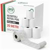 RFD 100 Rotoli POS 57x20 Carta Termica Alta Qualità - Rotolini POS Omologati Compatibili con Nexi, SumUp e Registratori di Cassa - Carta per POS Senza BPA, Certificati FSC