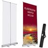 OK SI STAMPI Roll Up Espositore - Rollup Pubblicitario - 85x200 cm - Banner Grafica Inclusa