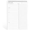 KAICN Agenda giornaliera 24 ore - lista giornaliera da fare per lavoro e vita personale, pianificazione della produttività, pianificazione quotidiana, programma giornaliero, 6,5 x 9,8 cm