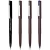 Pentel JM20 Stylo - Penna stilografica usa e getta, inchiostro nero, grigio, seppia e blu navy, confezione da 4