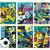 SEVEN SPA N. 5 pezzi QUADERNO MAXI quadernone SEVEN SJ GANG BOY rigo C - rigo con margine - MAX QTY - GRAFICHE VARIE