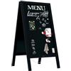 ALLboards Lavagna per gesso magnetica con cavalletto 110x56 cm RESISTENTE ALL'ACQUA - NERO