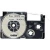 vhbw Cassetta nastro compatibile con Casio KL-P1000, KL-HD1 etichettatrice 8m x 6 mm nero su bianco