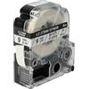 vhbw Cassetta nastro compatibile con Epson LabelWorks LW-1000P, LW-600P etichettatrice 8m x 9 mm nero su trasparente