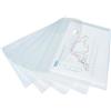 Generico Set di Cartelline Trasparenti con Bottone per Documenti A5-23x17 cm - Cartelline Porta Documenti in Plastica Trasparente - Organizer per Ufficio, Scuola e Casa (10, Trasparente)