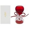 Generico Clessidra in Vetro Rosso Satinato da 8 cm BOMBONIERA Laurea