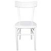 Sedam Srl Sedia Milano, Storica e Vintage, in Legno Massello, Vari Colori Disponibili, Ristorante Casa Cucina Sala Interno, MINIMO 2 SEDIE,100% Made In Italy (Laccato Bianco)