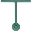 Inbagno Tergivetro Doccia Verde in plastica, Gomma AntiGraffio e Manico ergonomico con Ventosa, Spring
