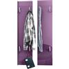 Vladon Wall Panel 120, Pannello Appendiabiti con 2 Pannelli, Violetto-Porpora Lucido (28 x 120 x 2 cm ciascuno)