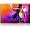 Annick Goutal La Danza di Michael Jackson Pittura sul Muro Quadri Astratti Moderni Immagini su Tela per Soggiorno Decorazione di Cuadros (con Cornice,50_x_70_cm)