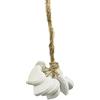 Generico 30 PEZZI Cuore in Legno BIANCO 3 cm Decorazione BOMBONIERA Shabby Chic