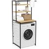 IDMarket - Scaffalatura portabiancheria di design industriale DETROIT
