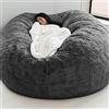 loktch NSMYOOK Sacco Puf Elegante e Morbido Pouf Gigante 5/6/7 Piedi per Giardino Salotto Balcone Pouf Portaoggetti con Coperchio Senza Imbottitura